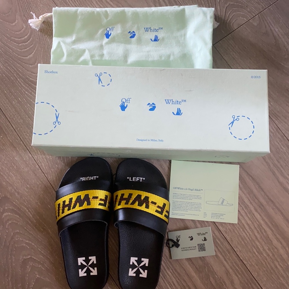 Off white slides BRAND NEW